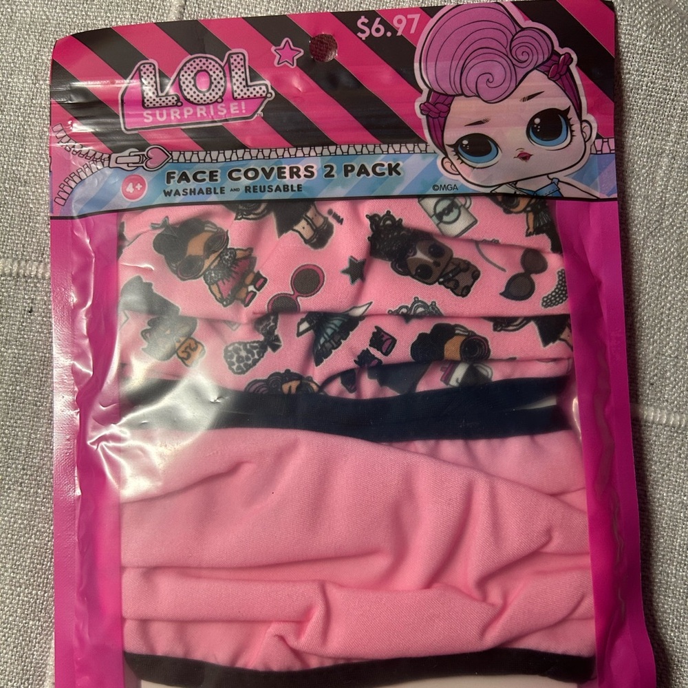 LOL Surprise! Face Masks (2 face masks total)